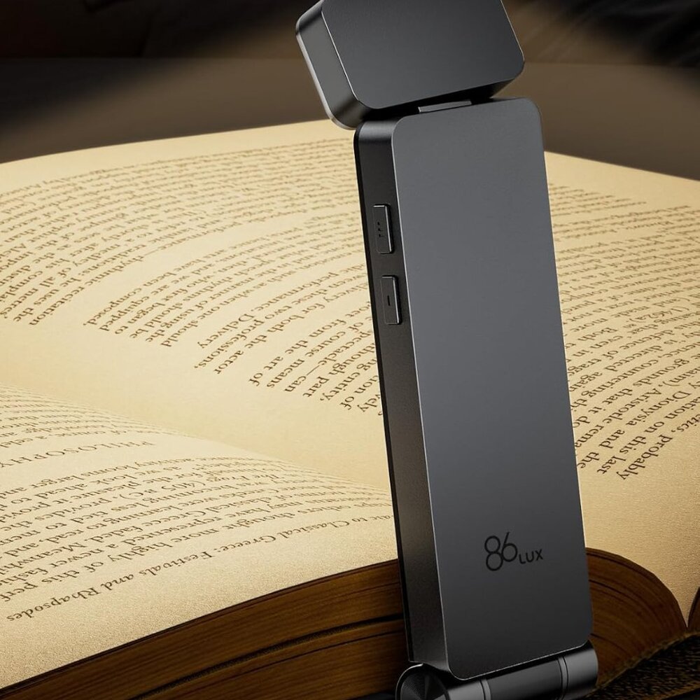 Book Light, Rechargeable Clip-On Led Reading Light For Bed & Night Use - 3 Color